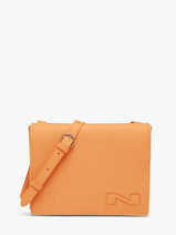 Cross Body Tas Brugge Leder Nathan baume Oranje n city 2